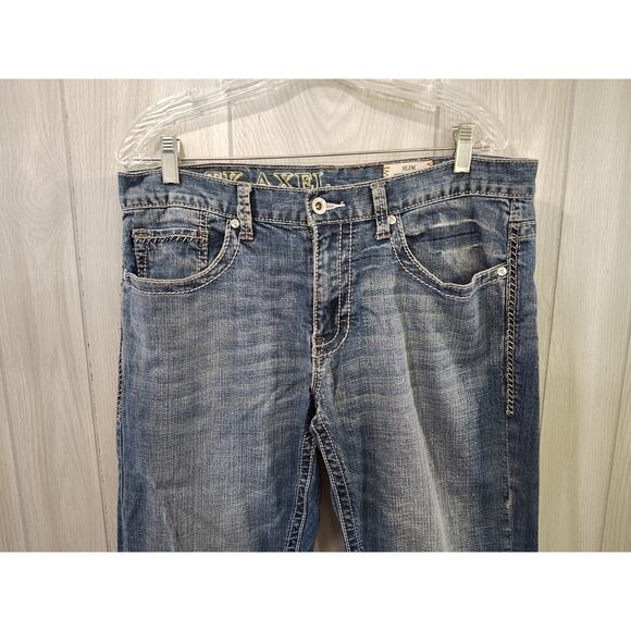 TK Axle Jeans Slim Straight Size 32x30 Western Cowboy Rodeo Ranch Outdoors - Picture 2 of 11